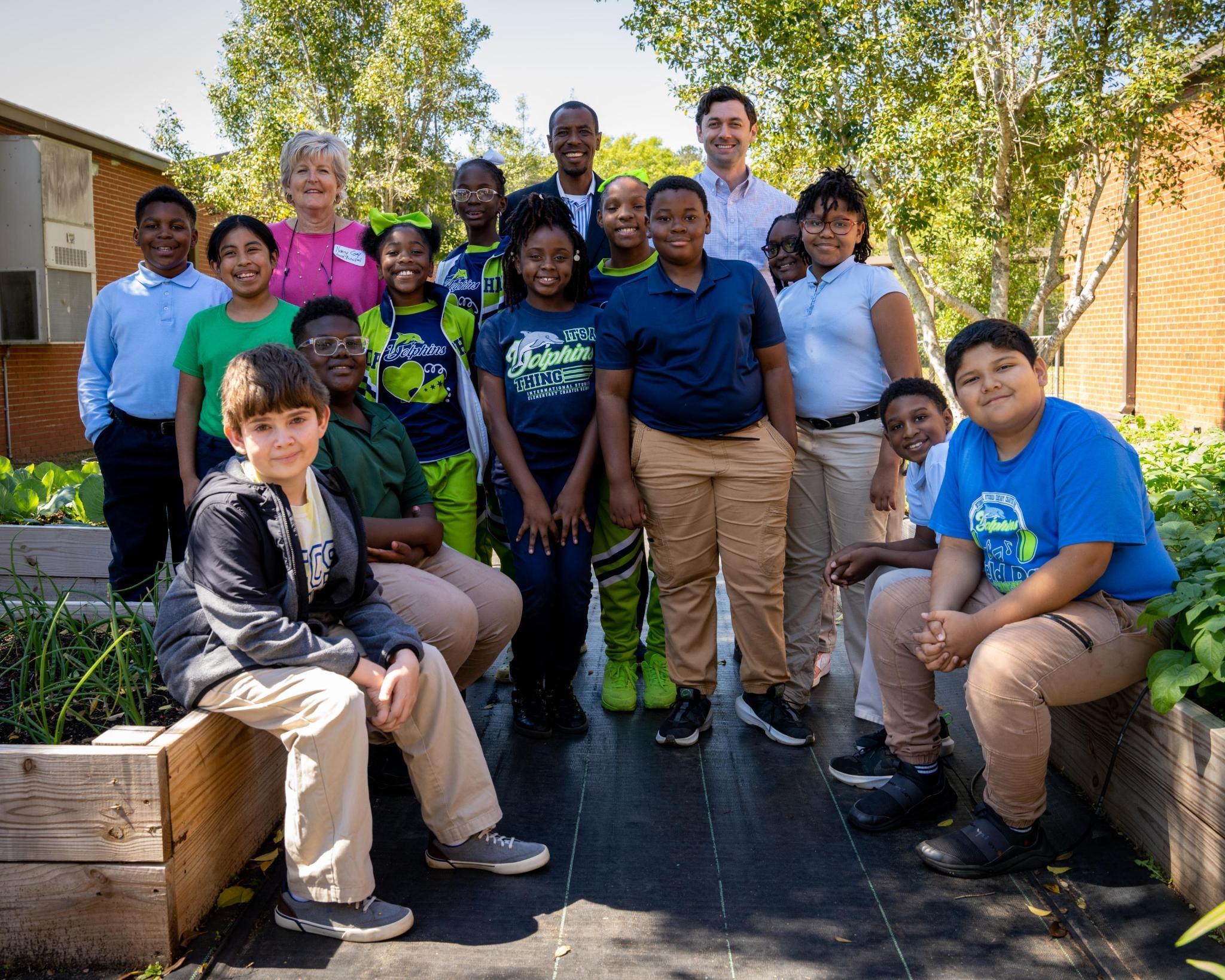 WATCH Sen. Ossoff Delivering Freshly Grown Food Options for